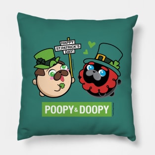 Poopy and Doopy ™ Love St. Patrick's Day Pillow