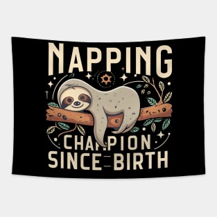 Napping champion since birthday Tapestry