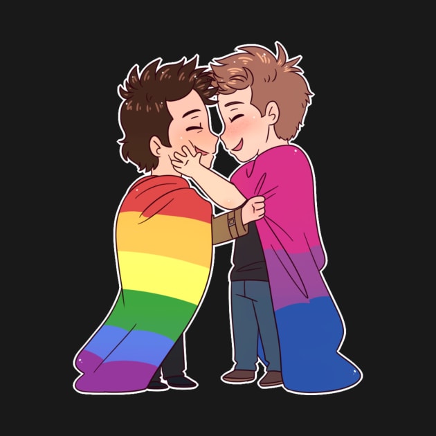 Pride Destiel by archervale