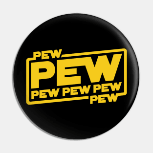 Pew Wars Pin