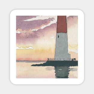 Lighthouse Blue Sky Magnet