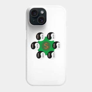 story of life money  poor vs rich Phone Case