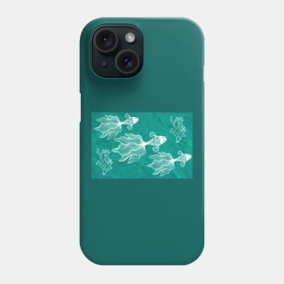 Abstract Betta Fish Scene Phone Case