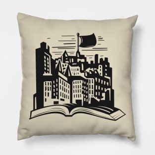 Books are a source of imagination Pillow
