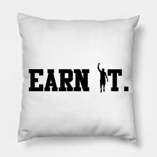 The Earn It Tee - Black Pillow