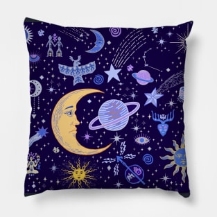 Shaman Magik Celestial Space Pillow