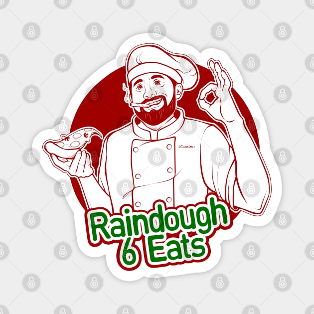 Raindough 6 Eats Magnet by luxeini