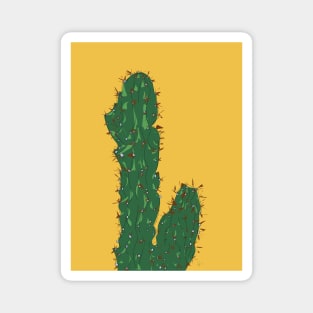 Cactus in Mexico City Magnet