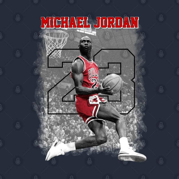 Michael Jordan 23 Basketball by Geraldines