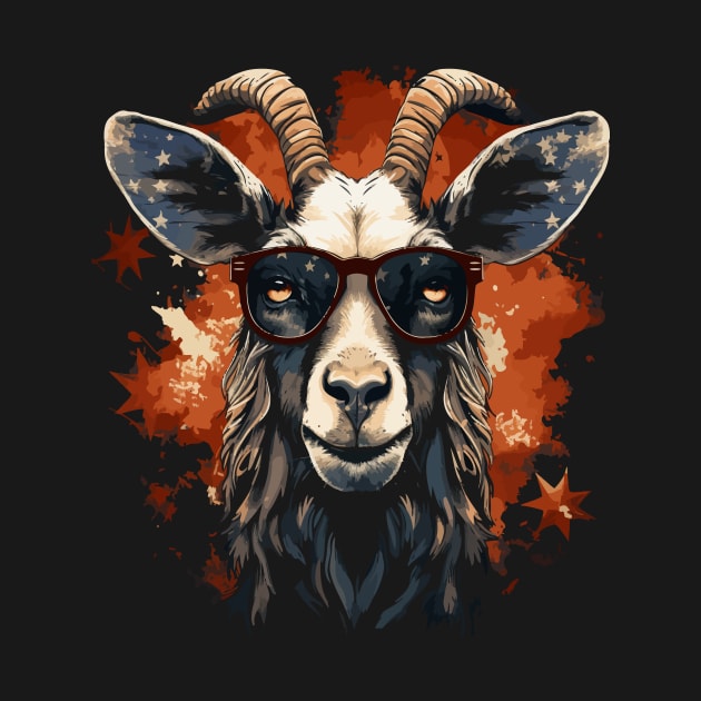 Patriotic Goat by JH Mart