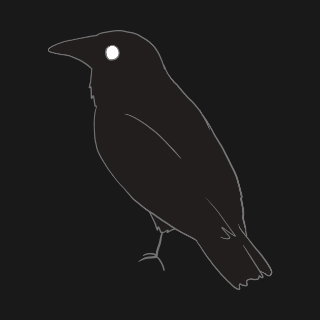 crow art by Mayarart