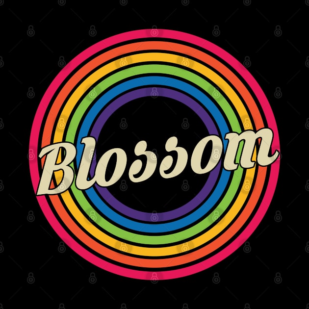 Blossom - Retro Rainbow Style by MaydenArt