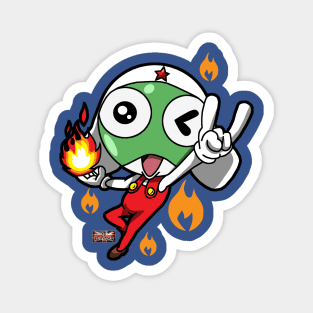 Fire Powered Froggy Magnet