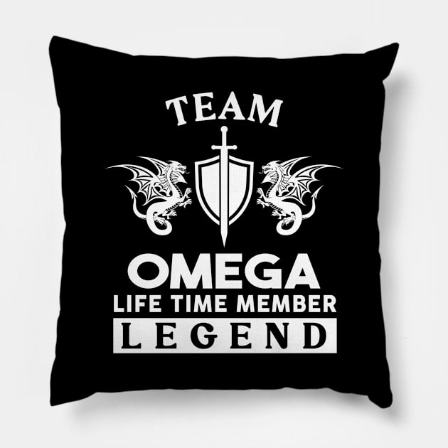 Omega Name T Shirt - Omega Life Time Member Legend Gift Item Tee Pillow by unendurableslemp118