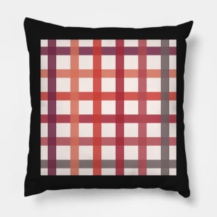 Bright Pink and Magenta Gingham Pillow