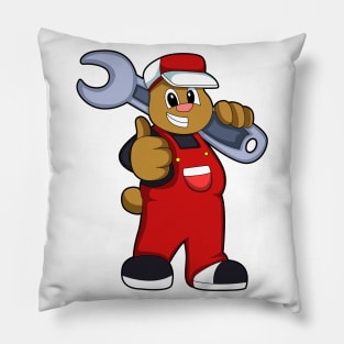 Bear as Craftsman with Tool Pillow