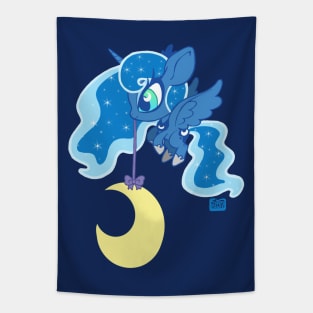 Pastel Pony Princess of the Moon Tapestry