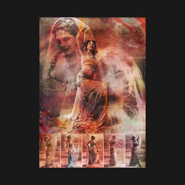 Collage Art Mata Hari by Floral Your Life!