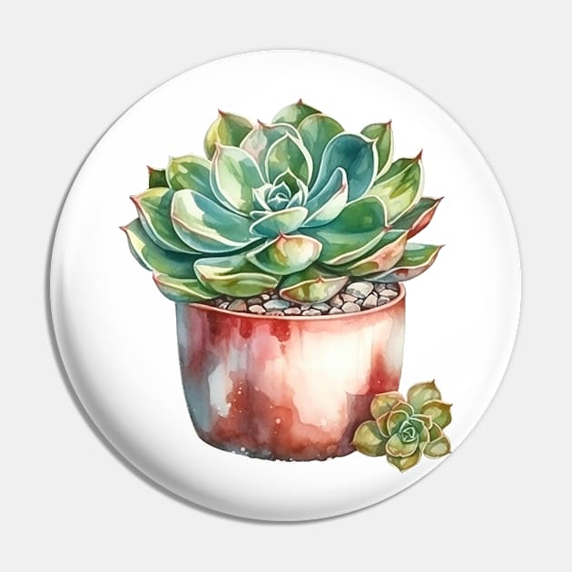 Succulents In Pot Pin by get2create