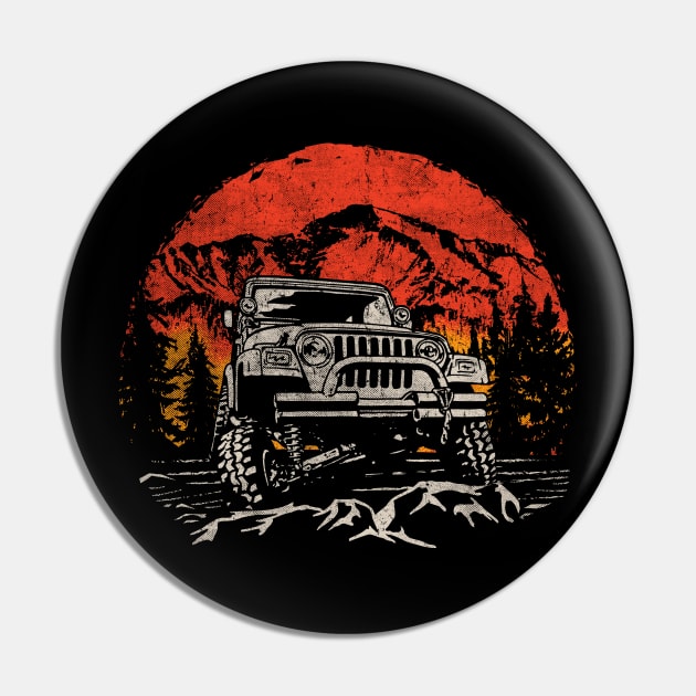 Vintage Jeeps Enthusiast Pin by Dailygrind