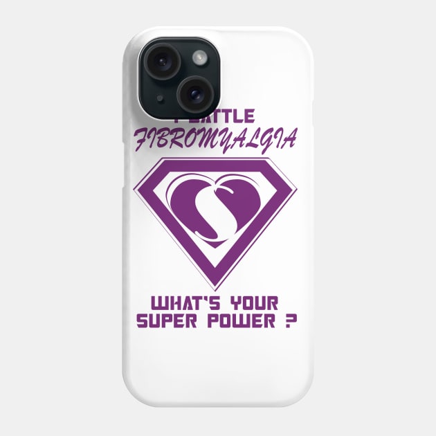 I battle Fibromyalgia Phone Case by Fibromyalgia Store