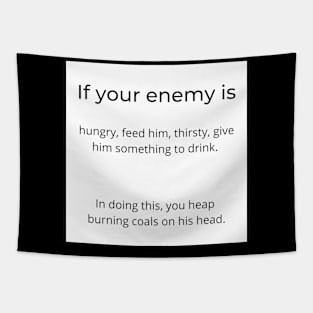 Enemy - Burning Coals Design 1 Tapestry