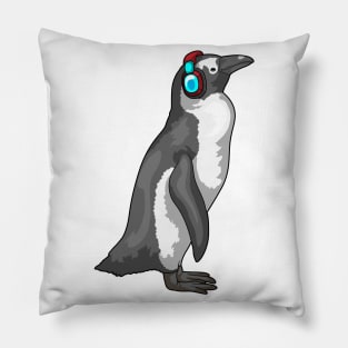 Penguin Music Headphone Pillow