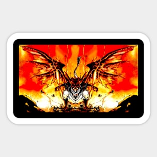 Fairy Tail Natsu Dragneel Fire Half Dragon Sticker for Sale by DaturaSnake