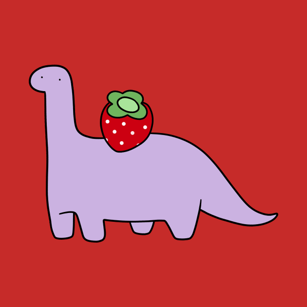 Strawberry Long Neck Dino by saradaboru