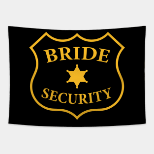 Bride Security Patch (Team Bride / Hen Night / Gold) Tapestry