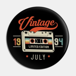 July 1994 - Limited Edition - Vintage Style Pin