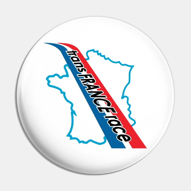 TransFrance Race - Reverse Pin by jepegdesign