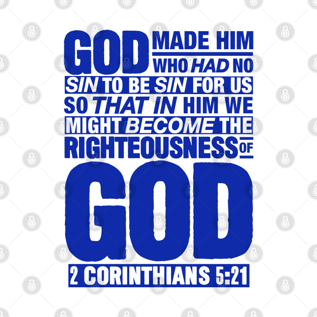 2 Corinthians 5:21 Righteousness by Plushism