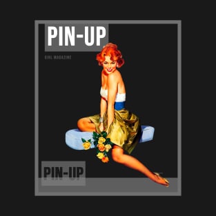 Pin up Girl Vintage Pin-up Magazine T-Shirt