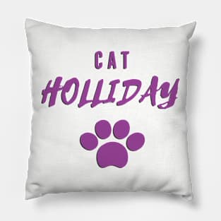 Copy of Cat holiday gift t shirt design Pillow