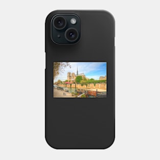 Notre Dame & the River Seine Phone Case