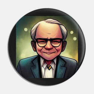 Warren Buffett | Comics Style Pin