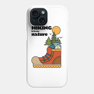 Hiking is in my Nature (light) Phone Case