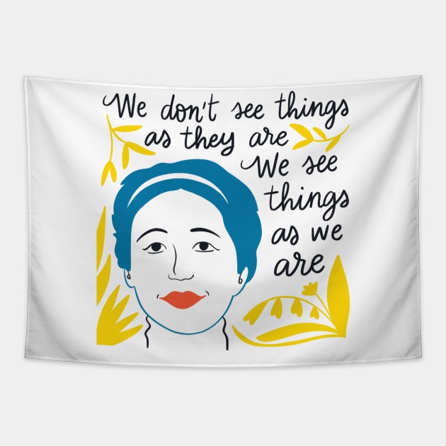 Anais Nin quote Tapestry by Awesome quotes