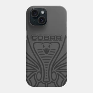 Cobra Hood Art (Ghost on Dark Gray) Phone Case