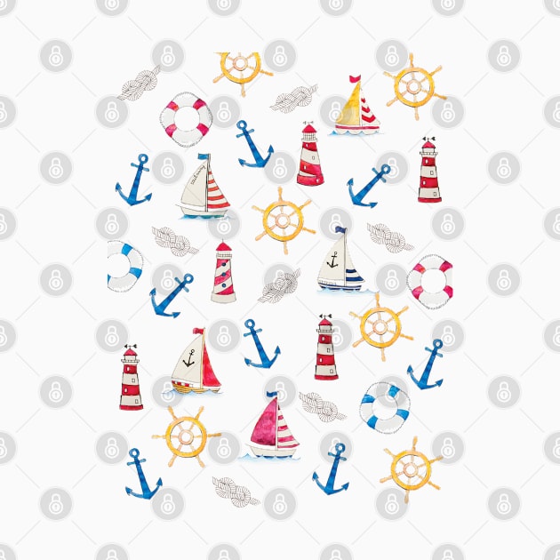 Sail Away Boats Case by Dessi Designs