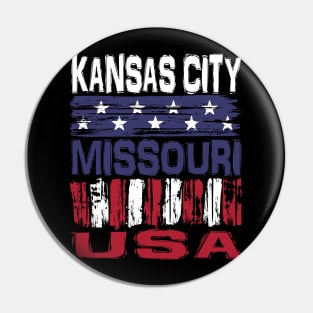 Kansas City Missouri USA T-Shirt Pin