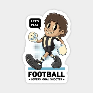 Cute Football Boy Magnet