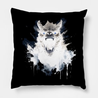 Godzilla Inkblot Pillow