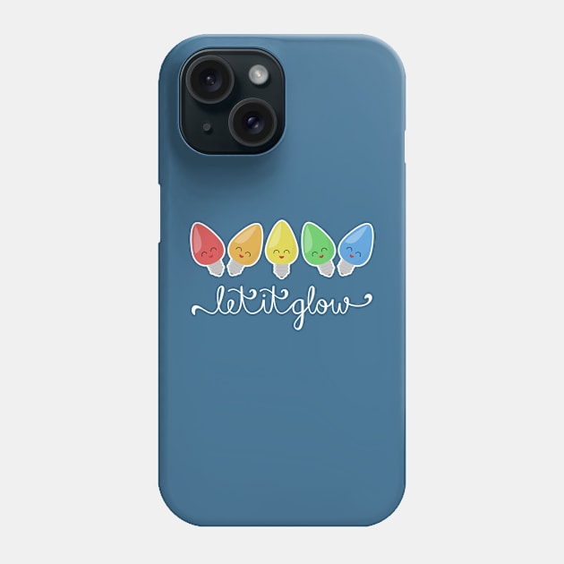 Let It Glow Phone Case by sixhours