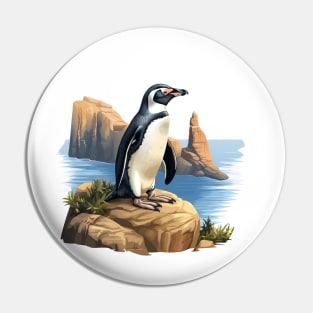 Galapagos Penguin Pin