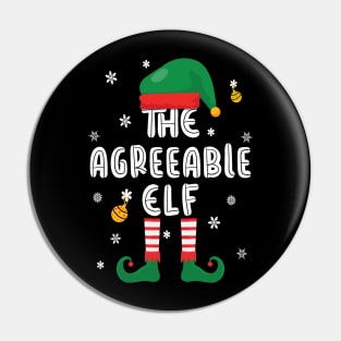 The Agreeable Elf - Christmas Little Helper Design Pin