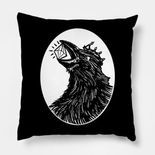 Crow & Diamond Pillow