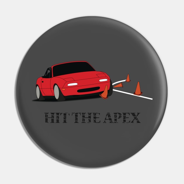 Hit The Apex Pin by AutomotiveArt