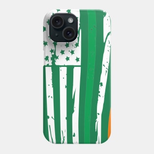 Irish American Flag T-Shirt St. Patrick's Day Ireland Phone Case